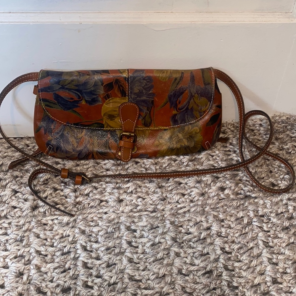 Patricia Nash Floral Leather Crossbody bag - Picture 6 of 14